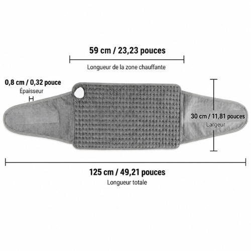 ceinture chauffante lombaire